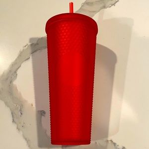 Starbucks studded red tumbler